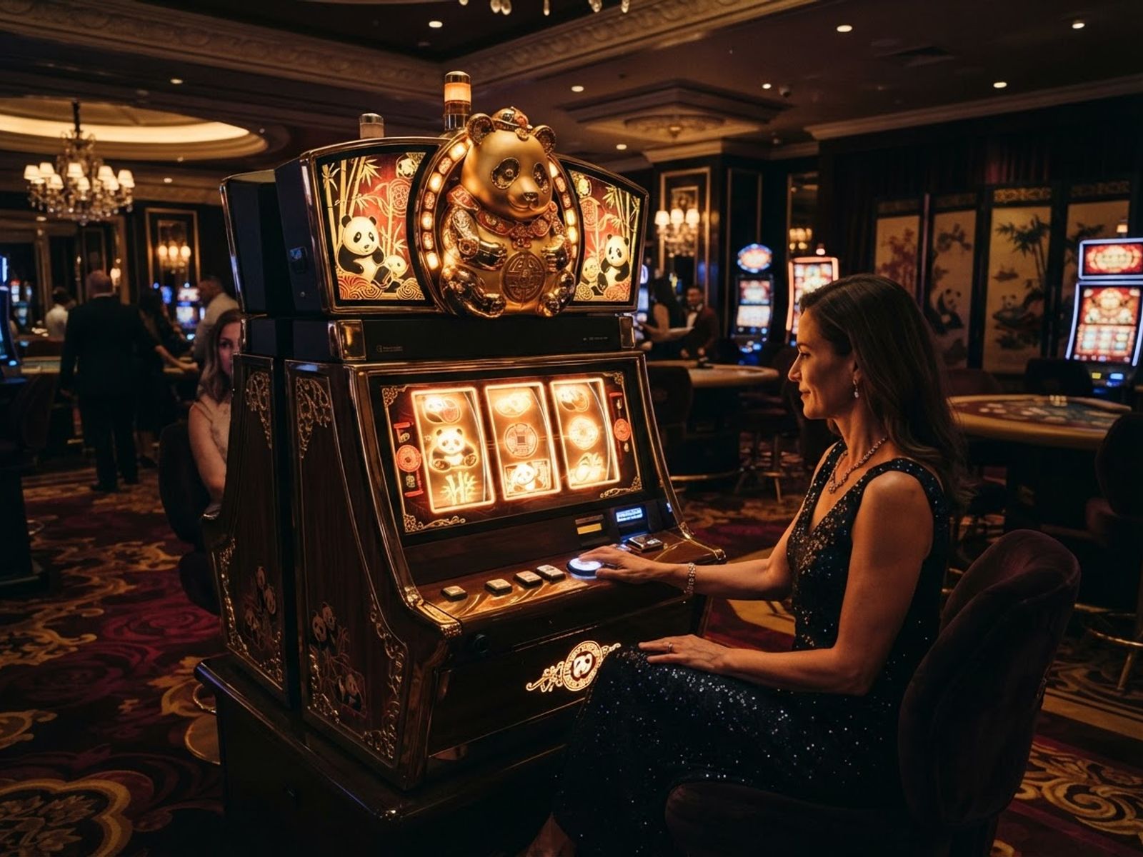 Aperçu de l'interface de jeu du casino Golden Panda